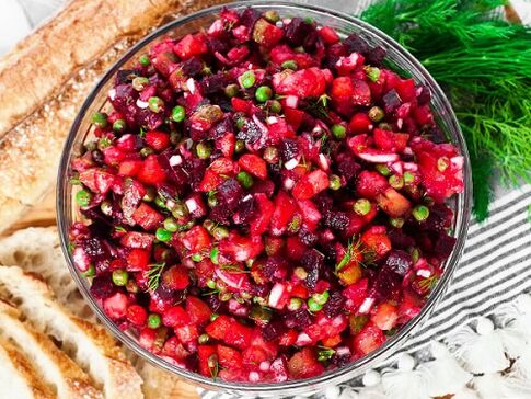 conas a dhéanamh vinaigrette agus tar éis aiste bia próitéin